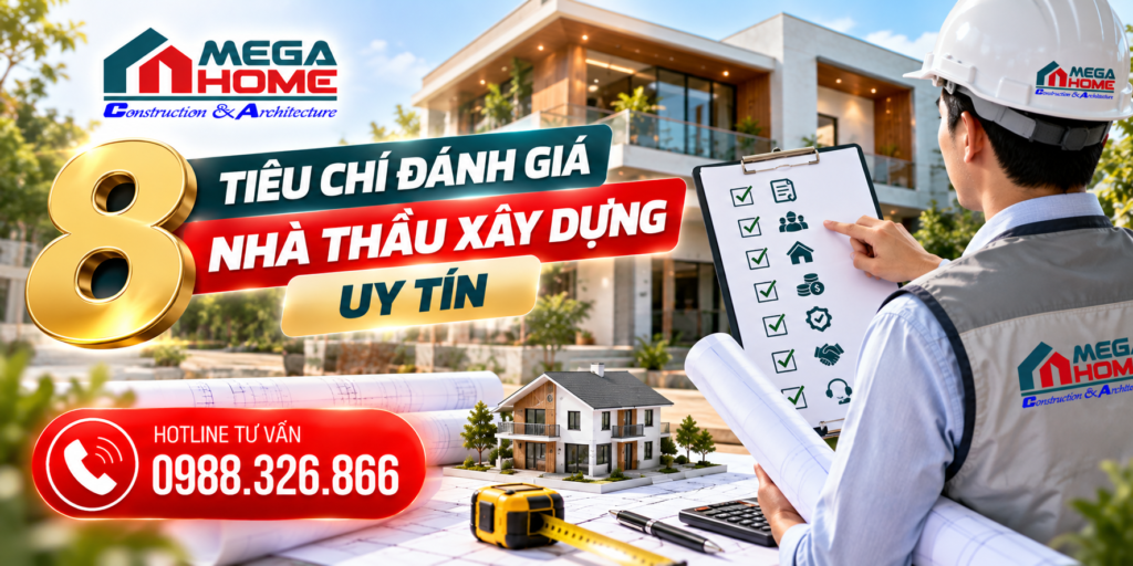 8 tiêu chí đánh giá nhà thầu xây dựng uy tín
