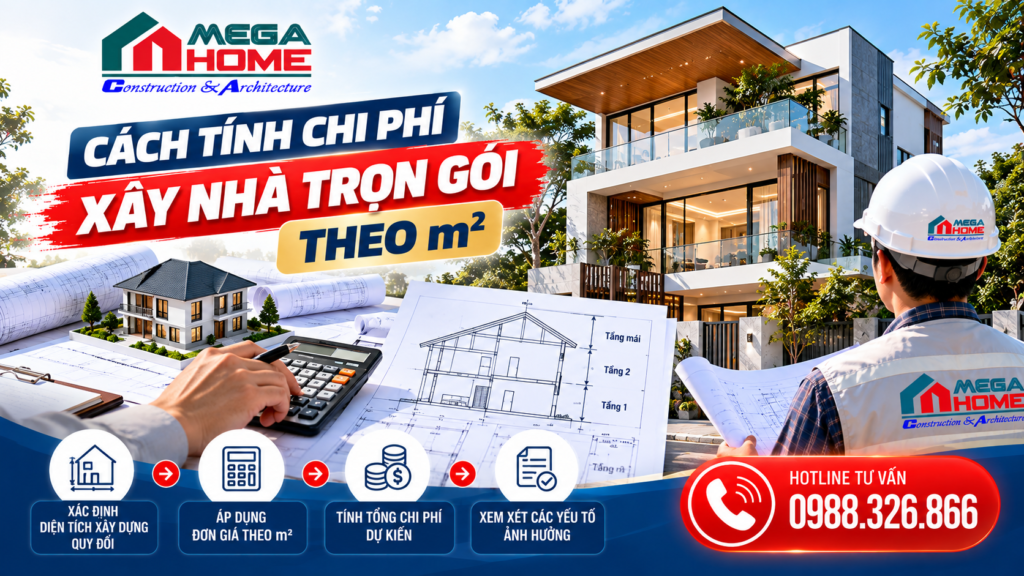 Cách Tính Chi Phí Xây Nhà Trọn Gói Theo m²