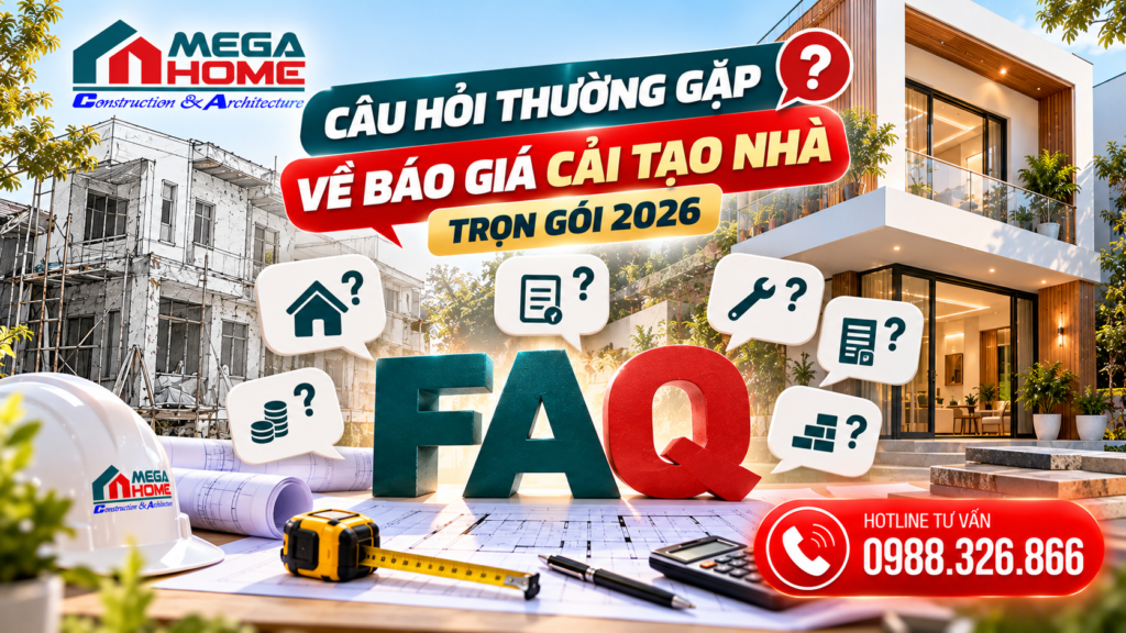 Câu Hỏi Thường Gặp Về Báo Giá Cải Tạo Nhà Trọn Gói 2026
