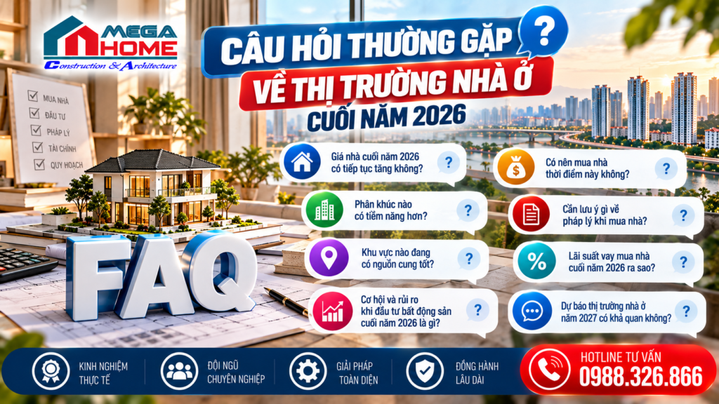 Câu Hỏi Thường Gặp Về Thị Trường Nhà Ở Cuối Năm 2026