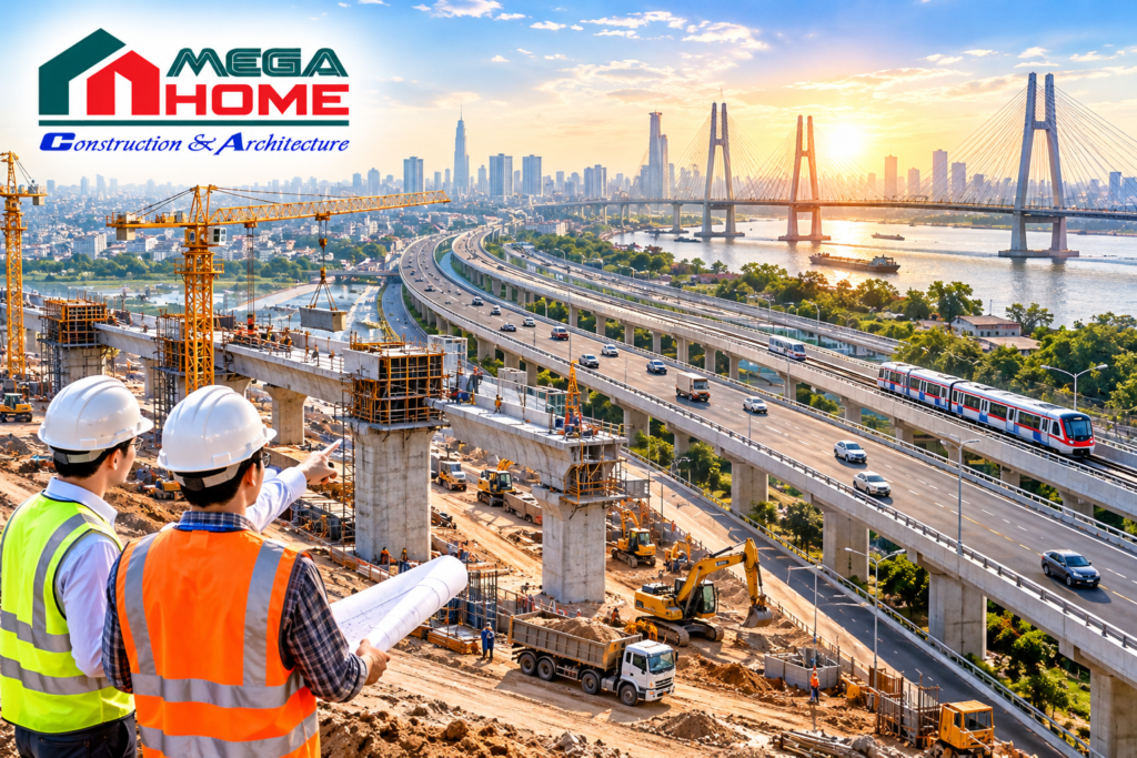 Đầu tư công và phát triển hạ tầng tiếp tục là động lực quan trọng