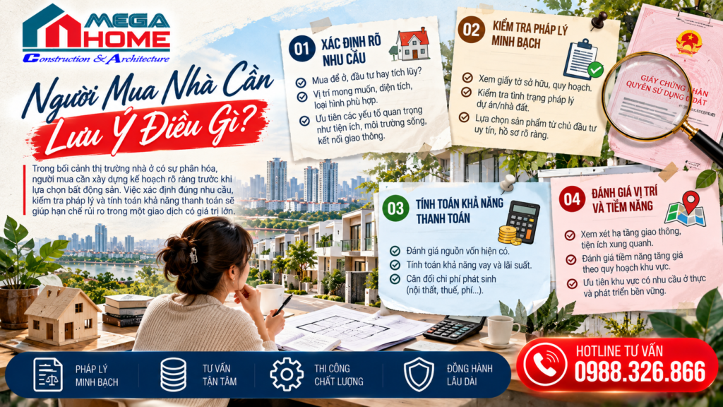 Người Mua Nhà Cần Lưu Ý Điều Gì?