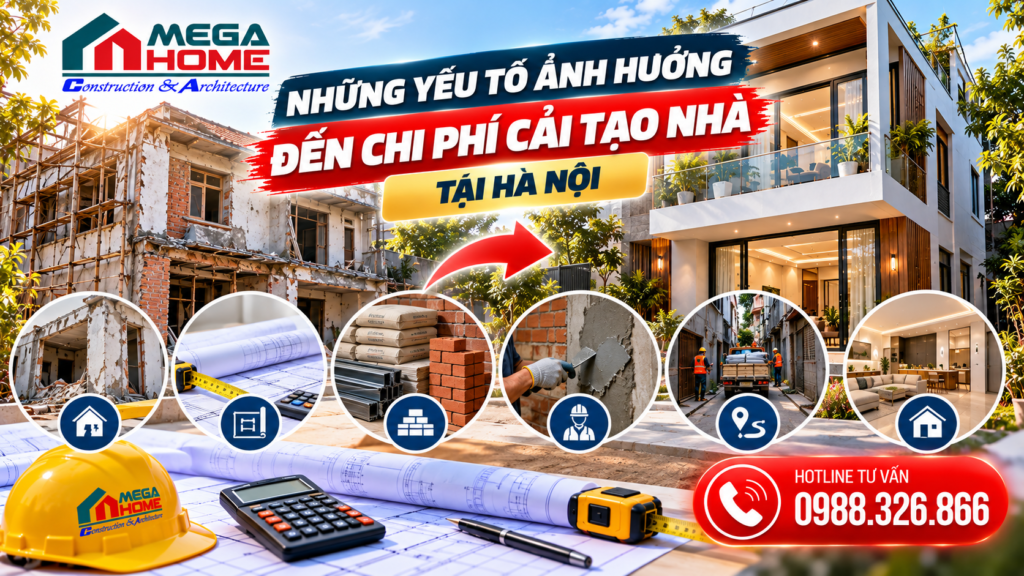 Những Yếu Tố Ảnh Hưởng Đến Chi Phí Cải Tạo Nhà Tại Hà Nội