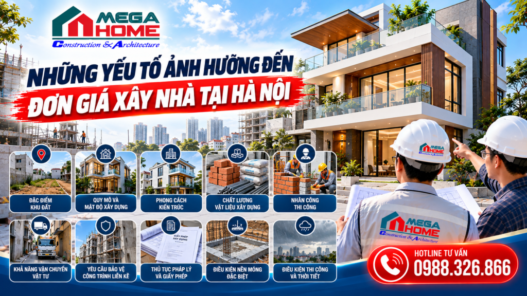 Những Yếu Tố Ảnh Hưởng Đến Đơn Giá Xây Nhà Tại Hà Nội