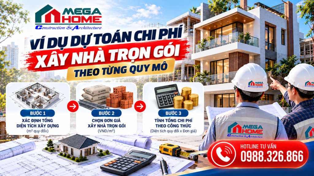 Ví Dụ Dự Toán Chi Phí Xây Nhà Theo Từng Quy Mô