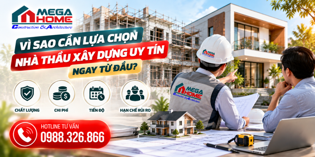 Vì sao cần lựa chọn nhà thầu xây dựng uy tín ngay từ đầu?